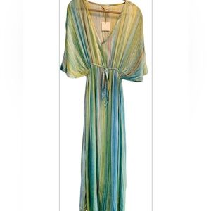 Multicolor Striped Maxi Dress